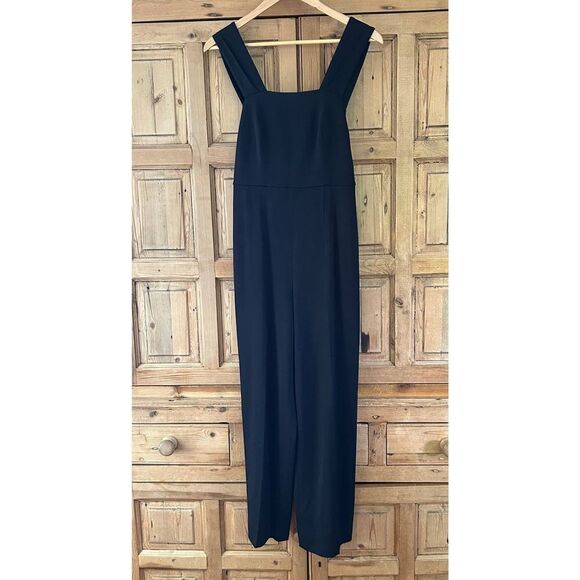 Club Monaco Ralph Lauren 2 Black Tie Back Romper Jumpsuit Tank Sleeveless - Picture 2 of 11